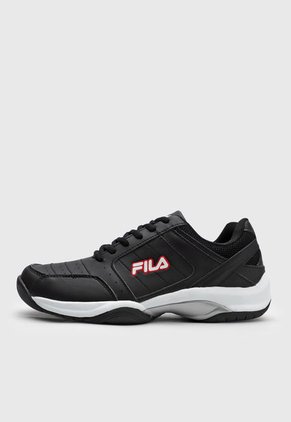 Tenis para Tennis Negro-Blanco-Rojo FILA Courtder