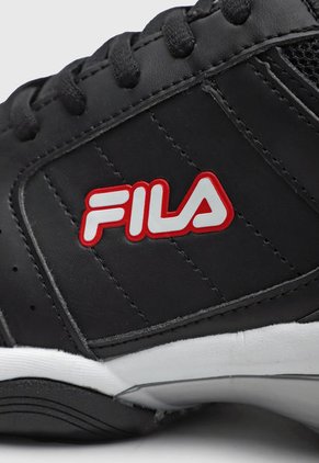 Tenis para Tennis Negro-Blanco-Rojo FILA Courtder