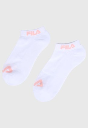 Medias X3 Blanco-Azul-Rosa Fila