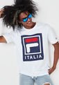 Camiseta Blanco-Azul-Rojo Fila de Fila