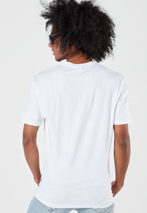 Camiseta Blanco-Azul-Rojo Fila