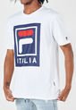 Camiseta Blanco-Azul-Rojo Fila de Fila