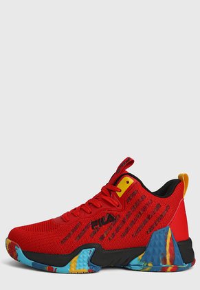 Tenis Basketball Rojo-Multicolor Fila Dimitro