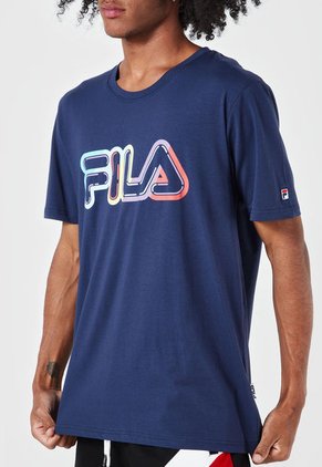 Camiseta Azul Multicolor Fila