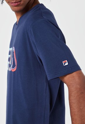 Camiseta Azul Multicolor Fila