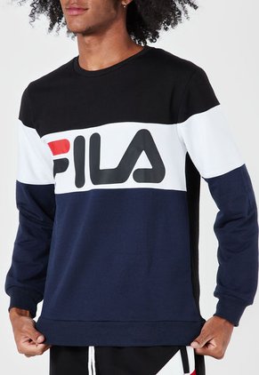 Buzo Negro-Blanco-Azul Fila