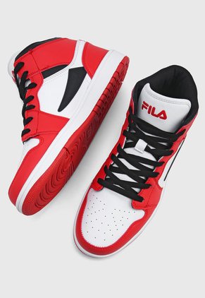 Tenis Lifestyle Rojo-Blanco-Negro Fila Netball Classic