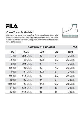 Zapatillas Fila Majestic Turf Hombre-Plateado