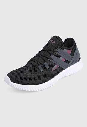 Tenis Running Negro Multicolor Fila Aysel