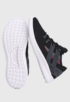 Tenis Running Negro Multicolor Fila Aysel