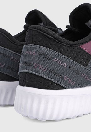 Tenis Running Negro Multicolor Fila Aysel