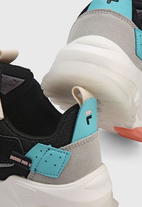 Tenis Lifestyle Negro-Multicolor Fila Euskadi