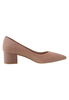 Zapatos Mana De Tacón Ancho Bajo Para Mujer Beige Fioni 197526 Payless