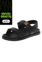 Sandalias Planas Stivi Para Niña Negro Fioni 210254 de Fioni