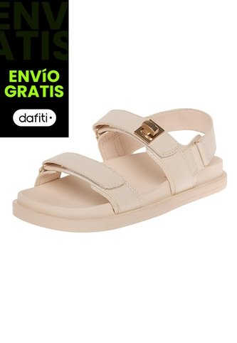 Sandalias Planas Stivi Para Niña Beige Fioni 210255 Fioni
