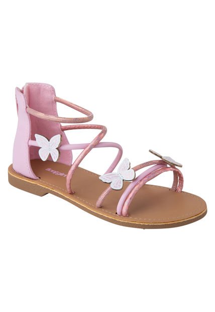 Sandalias Planas Cleo Para Niña Rosa Fioni 200420