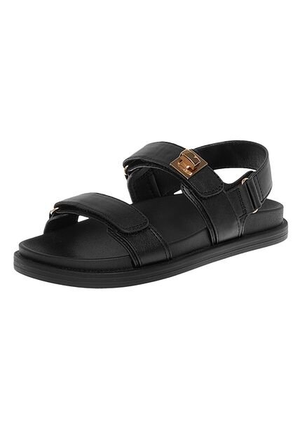 Sandalias Planas Stivi Para Niña Negro Fioni 210254