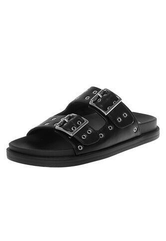 Sandalias Planas Katana Para Niña Negro Fioni 210282 Fioni