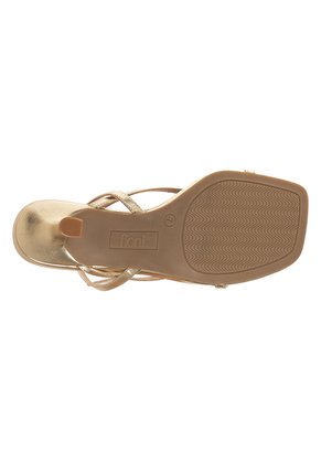 Sandalias De Vestir Mikayla Para Mujer Dorado Fioni 211146