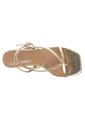 Sandalias De Vestir Mikayla Para Mujer Dorado Fioni 211146 de Fioni