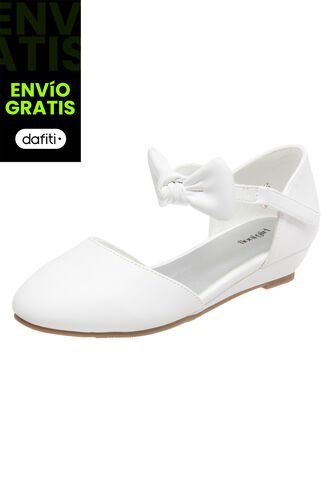 Zapatos Mara Para Niñas Fioni 190040 Blanco Fioni