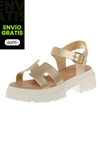 Sandalias Burch Para Niña Dorado Fioni 210256 Fioni