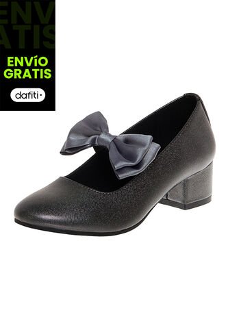 Zapatos De Vestir Anna Para Niña Plateado Fioni 210279 Fioni