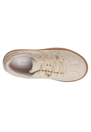 Zapatos Casuales Daniela Para Niña Marfil Fioni 212505