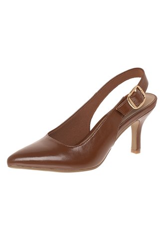 Zapatos De Vestir Merla Para Mujer Café Medio Fioni 211586 Fioni