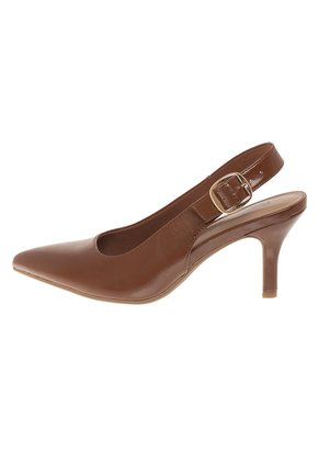 Zapatos De Vestir Merla Para Mujer Café Medio Fioni 211586