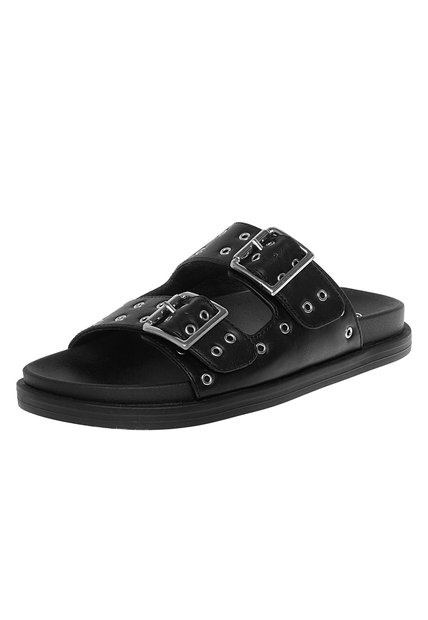 Sandalias Planas Katana Para Niña Negro Fioni 210282
