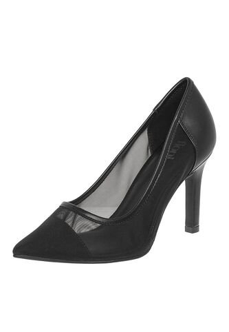 Zapatos De Vestir Mesh Para Mujer Negro Fioni 210125 Fioni
