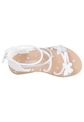Sandalias Cleo Con Diseño De Mariposa Para Niña Pequeña Blanco Fioni 200630 Payless