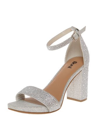 Sandalias De Vestir Brynn Para Mujer Plateado Fioni 201619 Fioni