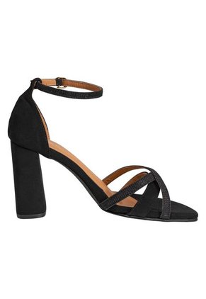 Sandalias De Vestir Con Correa De Tobillo Para Mujer Negro Fioni 199598 Payless