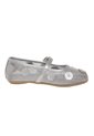 Zapatos Planos Casuales Luciana Para Niña Pequeña Plateado Fioni 211429 de Fioni