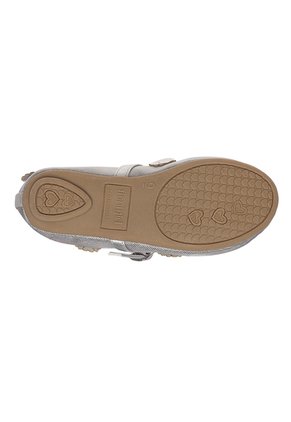 Zapatos Planos Casuales Luciana Para Niña Pequeña Plateado Fioni 211429