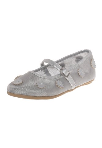 Zapatos Casuales Luciana Para Niña Plateado Fioni 211428 Fioni