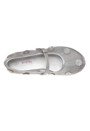 Zapatos Casuales Luciana Para Niña Plateado Fioni 211428