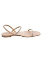 Sandalias Planas Shimmer Para Mujer Beige Fioni 199535 de Fioni