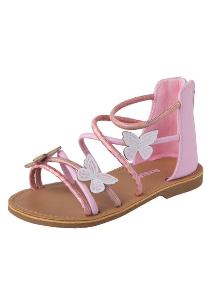 Sandalias Cleo Con Diseño De Mariposa Para Precaminadores Rosa Fioni 200421