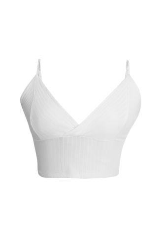 Crop Top Mujer Marfil 3111 Fiory Fiory