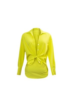 Camisa Manga Larga Para Mujer Pistacho Verde Fiory 3070