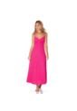 Vestido Largo Para Mujer Fucsia Fiory 3091 de Fiory