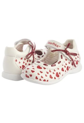 Zapatos Fisher Price Blanco-Rojo