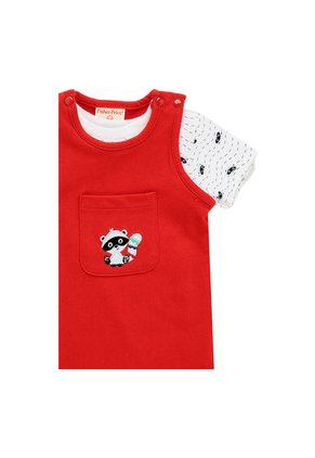 Set 2 Piezas Manga Corta Overoll FPTH24