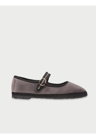 Baleta Mary Jane Brida BRIDA-36 Gris Flabelus