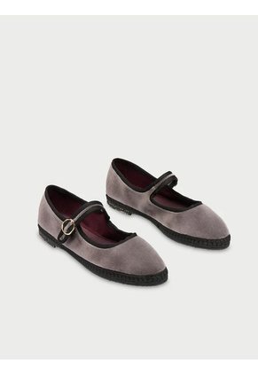 Baleta Mary Jane Brida BRIDA-36 Gris