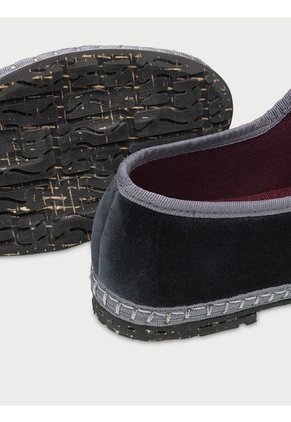 Baleta Mary Jane Velvet Blanca BLANCA-39 Gris