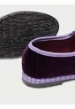 Baleta Mary Jane Velvet Linton LINTON-40 Morado de Flabelus